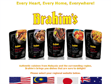Tablet Screenshot of brahimsfood.com